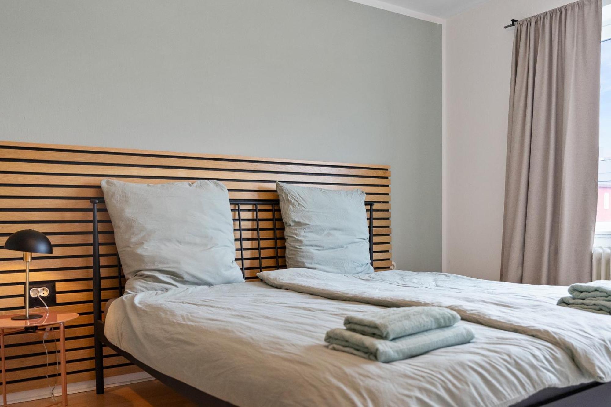 Zentrale Wohnung 3 Zimmer 24H Check In 基尔 外观 照片