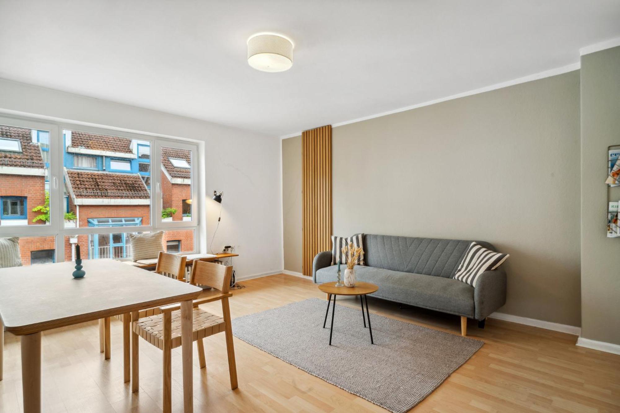 Zentrale Wohnung 3 Zimmer 24H Check In 基尔 外观 照片
